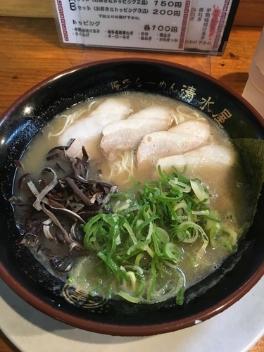 「清水屋ラーメン800円+替玉120円」@博多ラーメン 清水屋の写真