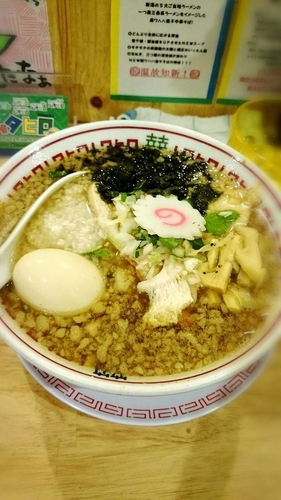 「ワハハ特製煮干しそば(背脂多め味しっかり)」@中華そば ムタヒロの写真