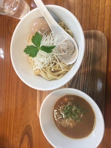 「鶏つけソバ」@アメノオトの写真