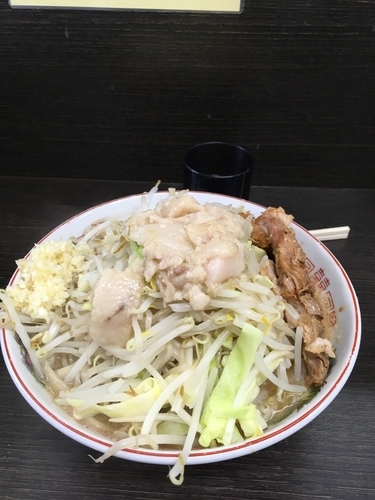 「小ニンニクアブラ」@ラーメン二郎 川越店の写真