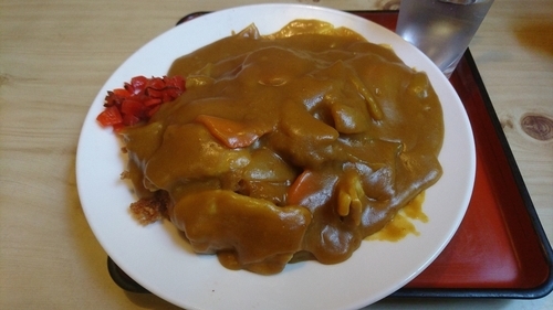 「カツカレー　900円」@あかし庵の写真