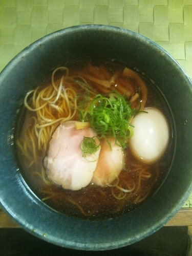 「あじ玉醤そば」@らぁ麺や 汐そば雫の写真