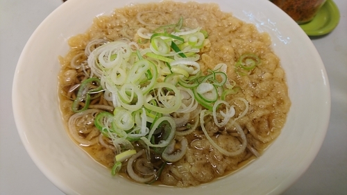 「たぬきそば」@常盤軒 京浜東北線中央店の写真