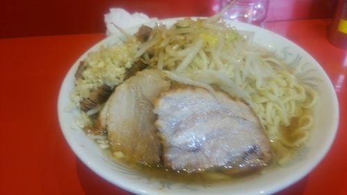 「ラーメン大 ニンニク」@ラーメン二郎 西台駅前店の写真