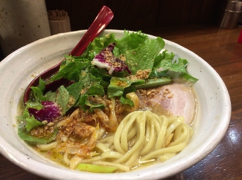 「塩らーめん ～トリュフオイル掛け～ 並盛 750円」@『   』（無銘）の写真