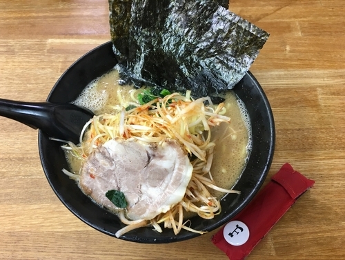 「ネギらーめん」@せい家 原宿店の写真