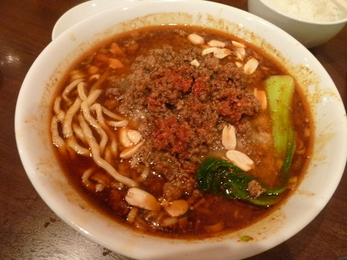 「【限定】胡麻仕掛けの黄金出汁坦々」@麺屋 くまがいの写真