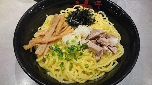 「辛味噌油そば 無料W盛」@東京油組総本店 渋谷組の写真