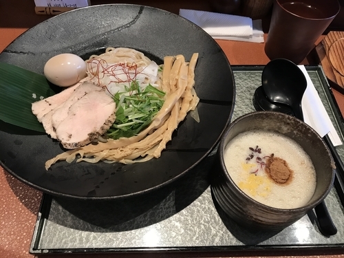 「桜島純鶏つけsoba 全のせ」@三代目 晴レル屋の写真