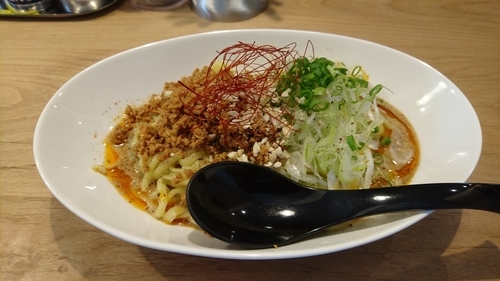 「【５月限定】汁なし担々麺(辛さ:３ 痺れ:３)」@らーめん 雅楽 GARAKUの写真