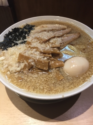「特製中華ソバ大 背脂中」@麺工 豊潤亭の写真
