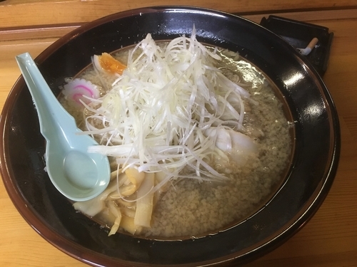 「ネギラーメン こってり 大盛り」@拉麺まま家の写真