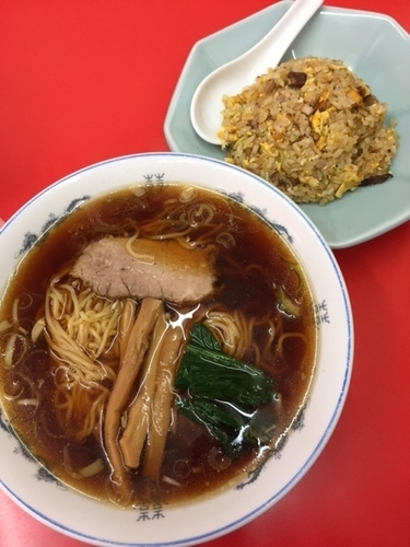 「半チャンラーメン　830円」@中華そば 成光の写真
