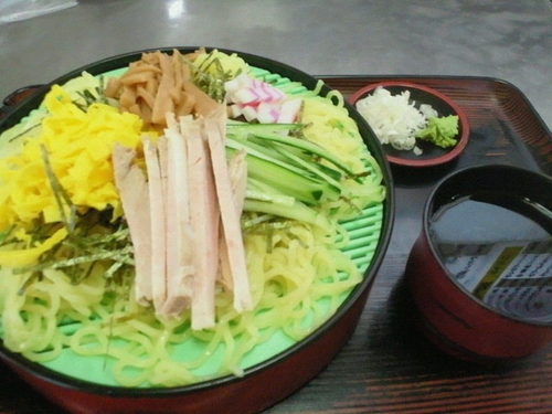 「中華ざるそば 730円」@まんさく食堂の写真