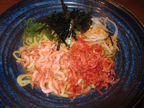 「海老そば　680円（期間限定特価）」@魚介系まぜそば専門店 魚がしそば 新橋本店の写真