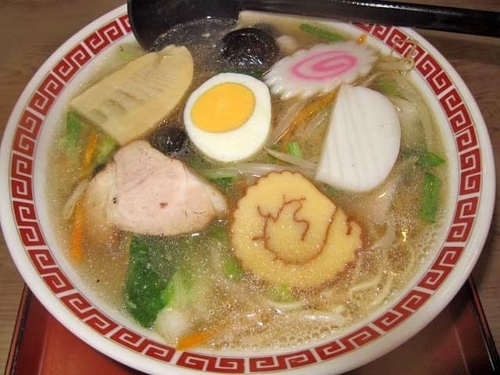 「五目中華ソバ　650円」@さかえやの写真