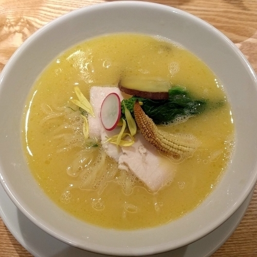 「鶏白湯soba」@銀座 篝 札幌店の写真