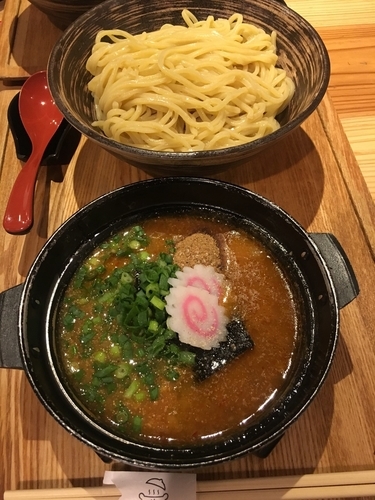 「めんたい煮込みつけ麺」@元祖めんたい煮こみつけ麺の写真