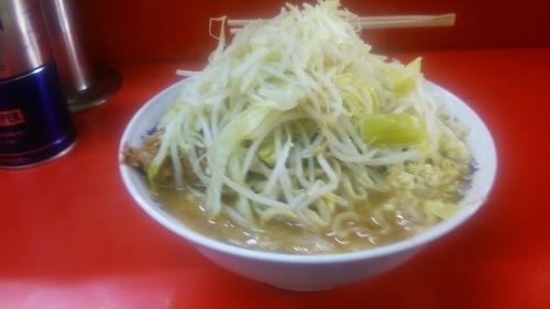 「大ラーメン ニンニク多め アブラ無し」@ラーメン二郎 松戸駅前店の写真