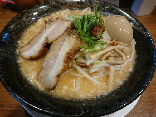 「味噌らー麺＋味玉サービス」@麺バカ息子の写真