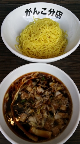 「和風醤油つけ麺」@元祖一条流がんこ 総本家(二代目)の写真