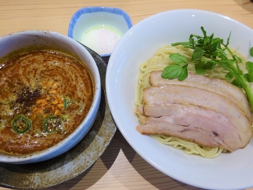 「煮干担々つけそば ～芳醇煮干麻辣仕立て～　　980円」@鯛塩そば灯花 本店の写真