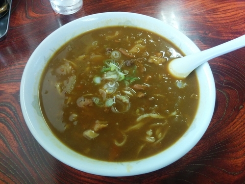 「カレーラーメン　650円」@やまや食堂の写真