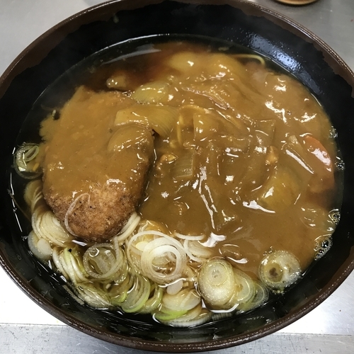 「カレー（￥450）＋コロッケ（クーポン）」@ポンヌッフの写真