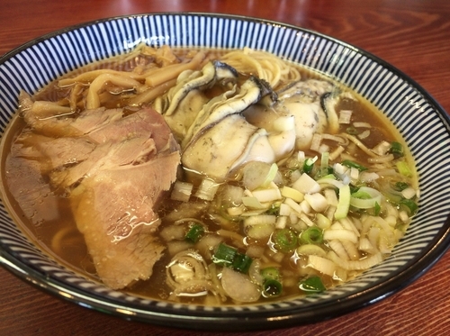 「カキの醤油拉麺 950円」@良温(Ra-on)の写真