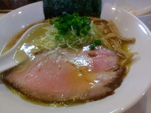 「塩らーめん700円」@麺屋 扇 SENの写真