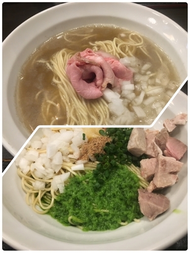 「煮干そばclassic、ニラの和え玉」@灰汁中華 丿貫 福富町本店の写真