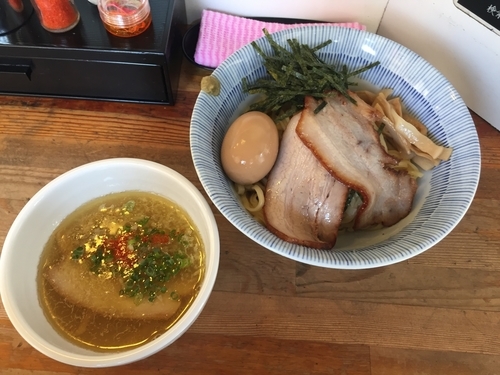 「特製淡麗塩つけ麺(1000円)」@塩つけ麺 灯花の写真