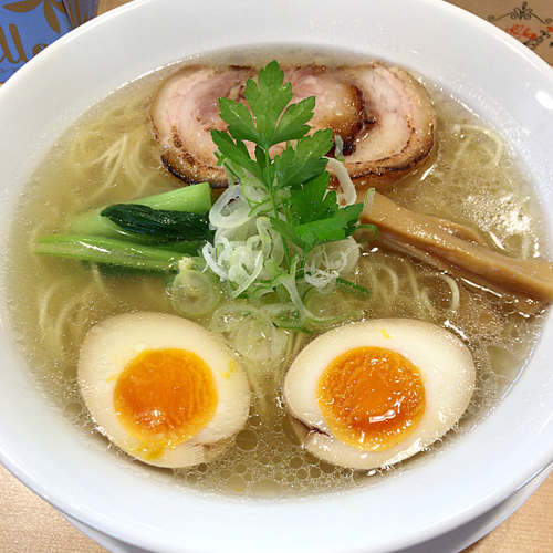 「鯛だし塩そば　880円」@らーめんDINING れんげの写真