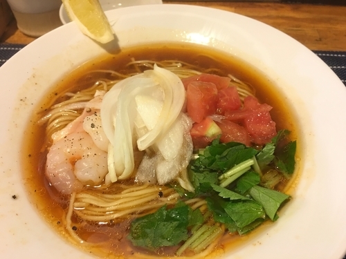 「【限定】 海老そば  １号」@中華蕎麦 はざまの写真