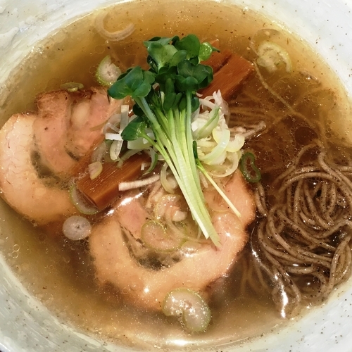 「ラーメン（塩；そば殻麺）」@麺 匠仁坊の写真