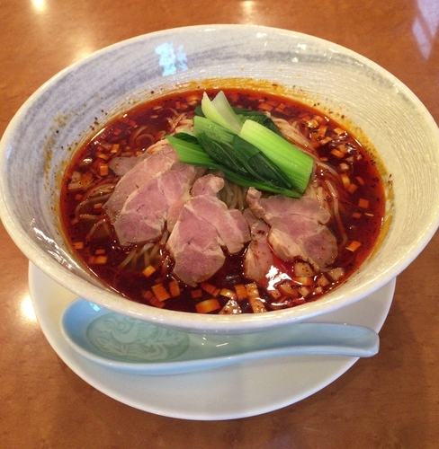 「焼豚入り酢・辣油麺 ¥770」@川菜味の写真