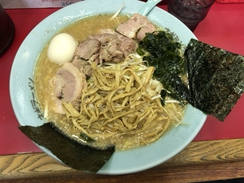 「ネギ味噌チャーシュー+煮卵 950円+100円」@ラーメンショップ幸手 金田亭の写真