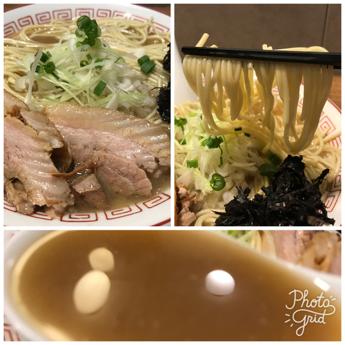 「煮干そば（白醤油）中盛り　790円」@煮干中華そば専門 煮干丸の写真