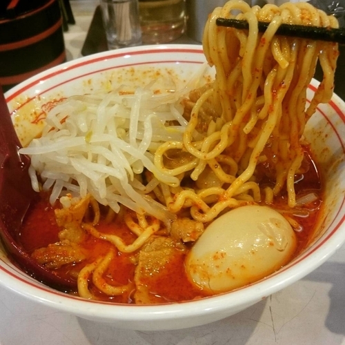 「北極ラーメン &味玉」@蒙古タンメン 中本 大宮店の写真