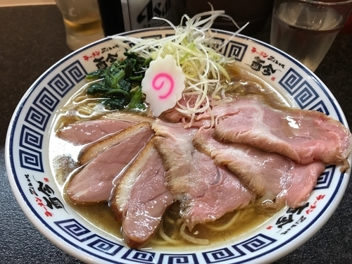 「特製芳醇鶏香塩そば」@ラーメンzikon 而今 中之島フェスティバルプラザ店の写真