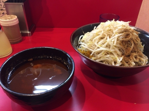 「辛つけ300（830円）カレー（50円）」@麺屋 桐龍の写真