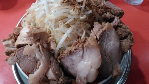 「小ラーメン（豚ダブル）」@ラーメンタロー 大森の陣の写真