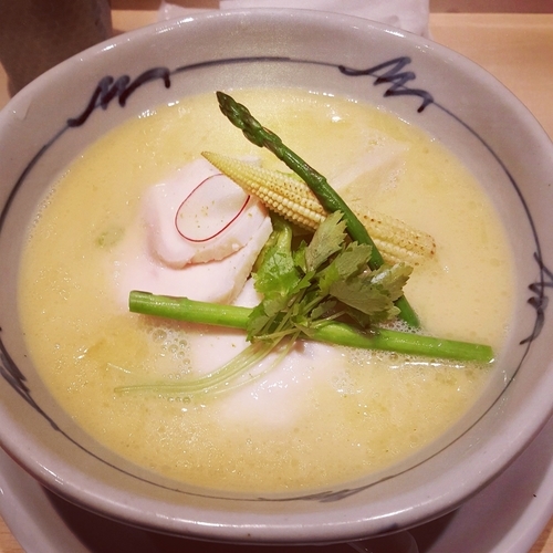 「鶏白湯Soba 950円」@銀座 篝 Echika池袋店の写真