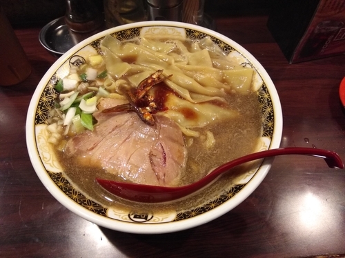 「ラーメン(中盛り、いったん麺まし)」@すごい煮干ラーメン凪 西新宿7丁目店の写真