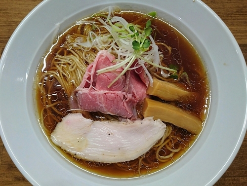 「地鶏中華そば」@三代目 むじゃきの写真