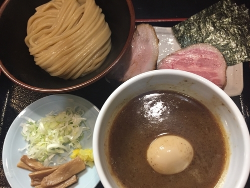 「味玉つけめん（880円）」@濃厚宗田つけめん 麺屋縁道の写真