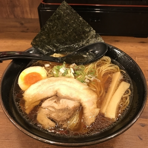 「和風魚介醤油らーめん（￥690）」@横浜家系ラーメン希家 矢口渡の写真