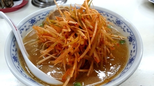 「ネギ味噌ラーメン」@くるまやラーメン 清瀬店の写真