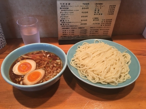 「つけそば 味玉入り  800円」@つけそば屋 麺楽の写真