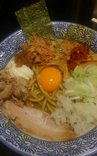 「かれーまぜそば 並」@狼煙 〜NOROSHI〜の写真